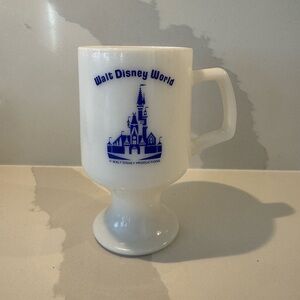 Vintage Disney Milk Glass mug from the 1970s